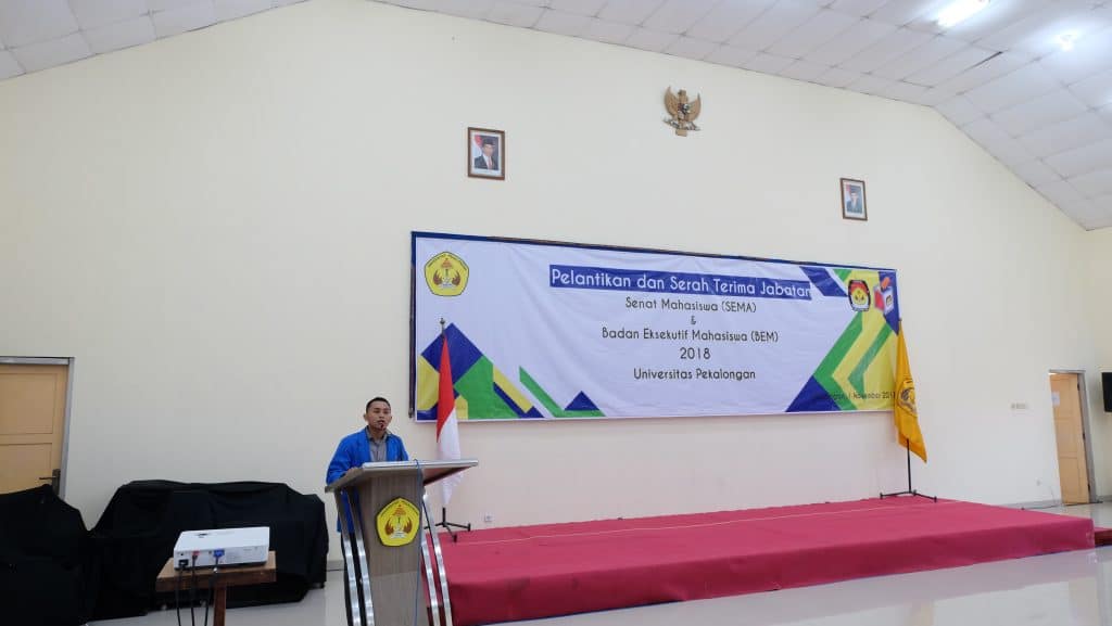 pelantikan senat dan bem universitas pekalongan