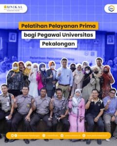 Pelatihan Pelayanan Prima bagi Pegawai Universitas Pekalongan