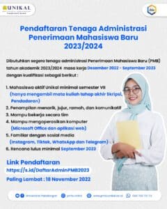 Lowongan Admin PMB 2