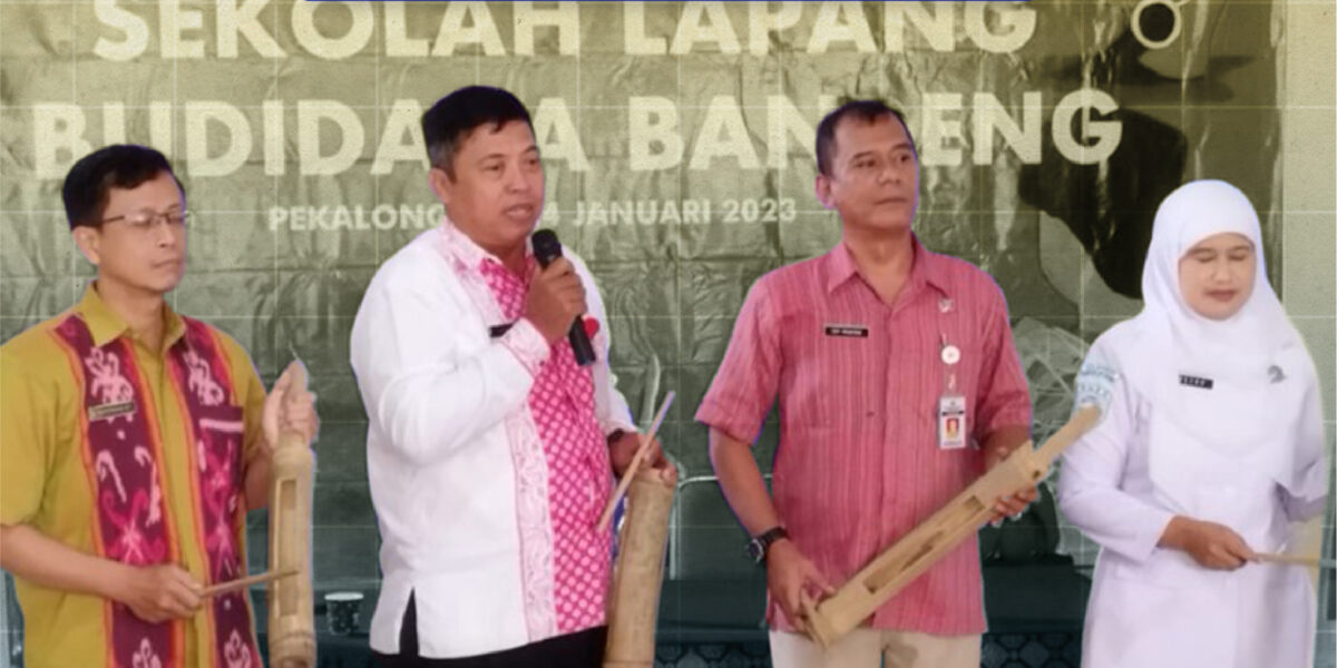 pembukaan sekolah lapang budidaya bandeng