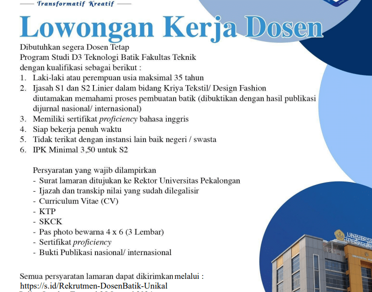 lowongan kerja batik